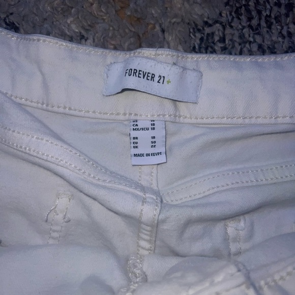 Pride/rainbow white forever 21+ shorts - Picture 3 of 3